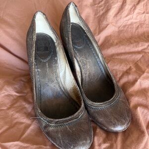 Brown Leather Women's Shoes